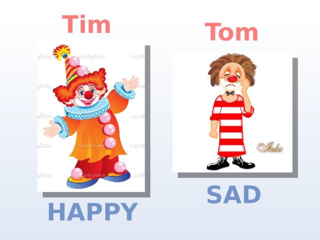 Tim Tom sad happy 