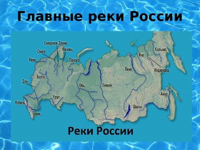 Главные реки России 