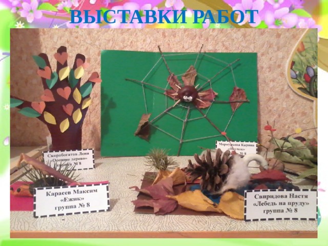 ВЫСТАВКИ РАБОТ 