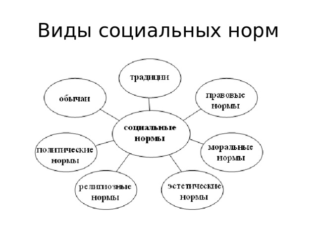 Виды социальных норм 