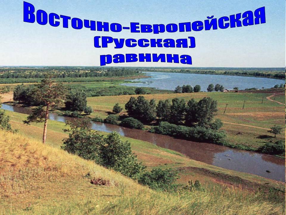 Восточно европейская равнина фото 4 класс