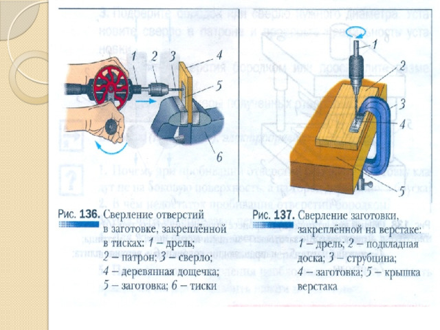 Для чего используют подкладную доску при сверлении