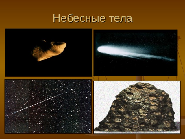 Небесные тела астероиды комета метеоры метеориты 