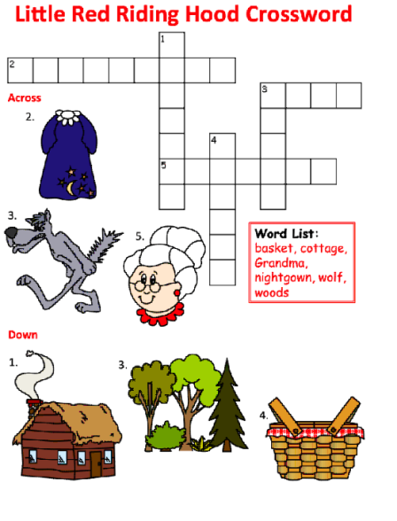 Tales for kids in english. The little Red riding Hood задания. Задания для Red riding Hood. Little Red riding Hood crossword. English Fairy Tales с заданиями.