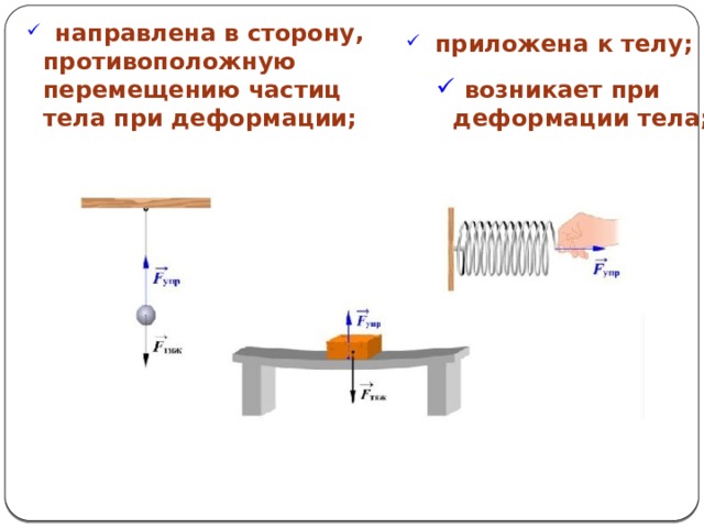 Сила упругости 3 класс естествознание презентация