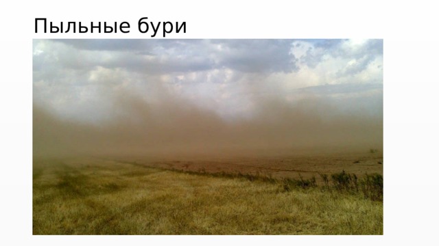 Пыльные бури 