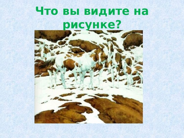 Что вы видите на рисунке? 