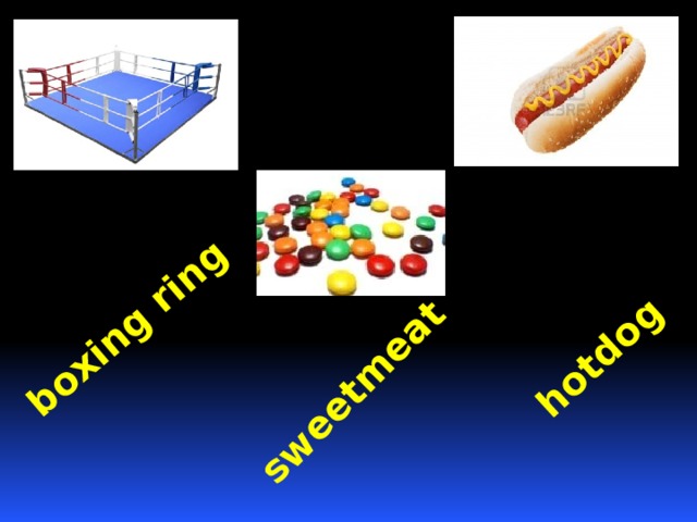 boxing ring sweetmeat hotdog 