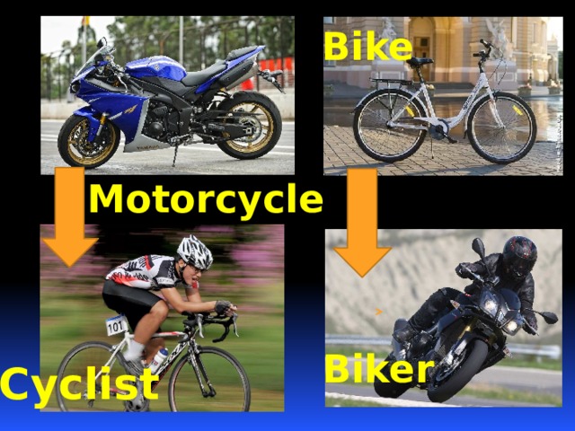 Bike Motorcycle Biker  Сyclist 