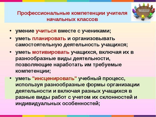 Виды планов учителя начальных классов