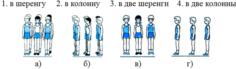 3 колонны становись