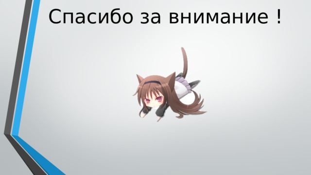 Спасибо за внимание ! 