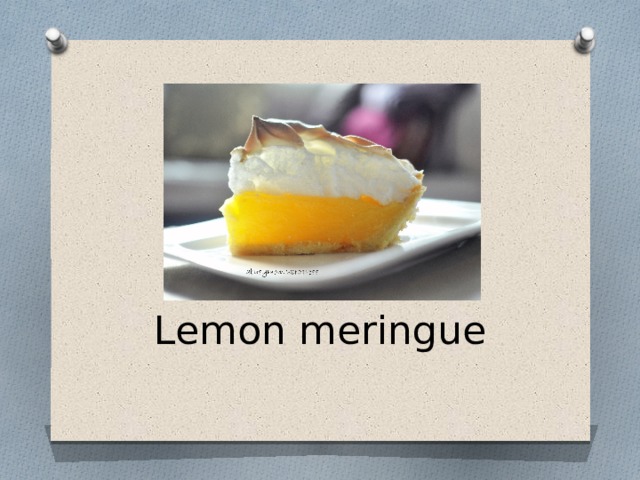     Lemon meringue 