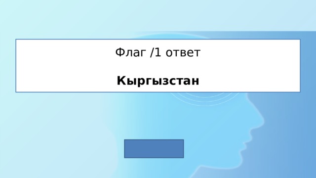 Флаг /1 ответ   Кыргызстан 