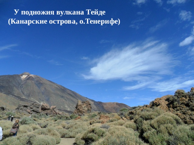  У подножия вулкана Тейде (Канарские острова, о.Тенерифе) 
