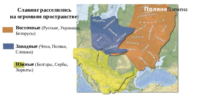 Южные и западные славяне. Западные славяне чехи поляки словаки. Южные славяне болгары. Хорваты племя восточных славян.