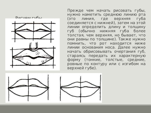 Техника гаруновой губы схема