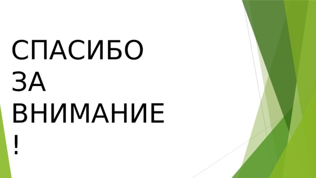 СПАСИБО ЗА ВНИМАНИЕ! 