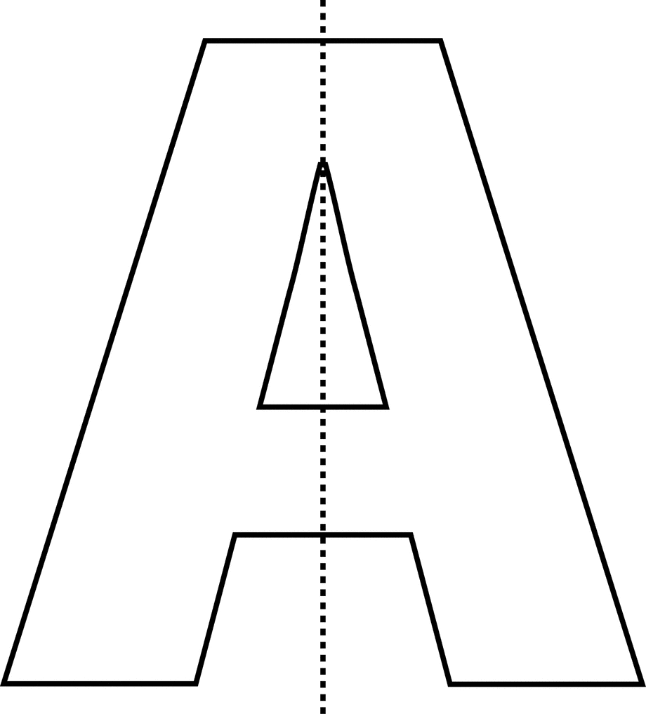 Симметричные фигуры буквы