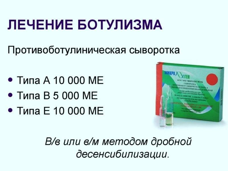 Сестринский уход при ботулизме план