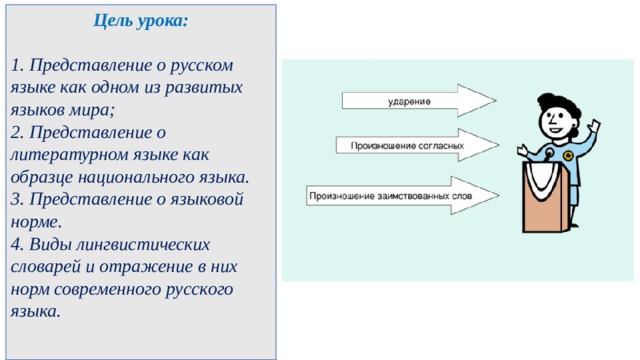 Стилистические особенности произношения ударения 6 класс