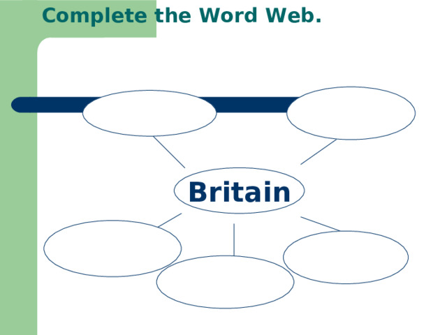 Complete the Word Web.   Britain 