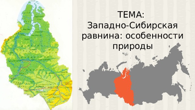 Природные особенности западно сибирской равнины