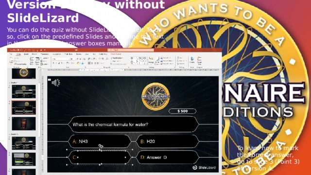 Who Wants To Be A Millionaire - Template By SlideLizard