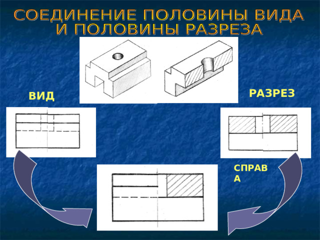 РАЗРЕЗ ВИД СПРАВА 