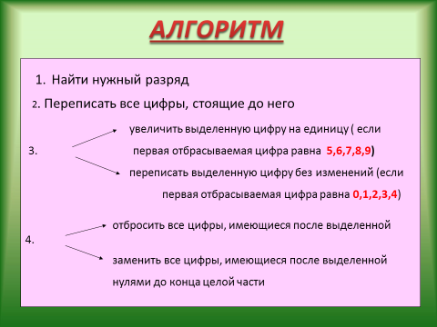 Математика округления чисел