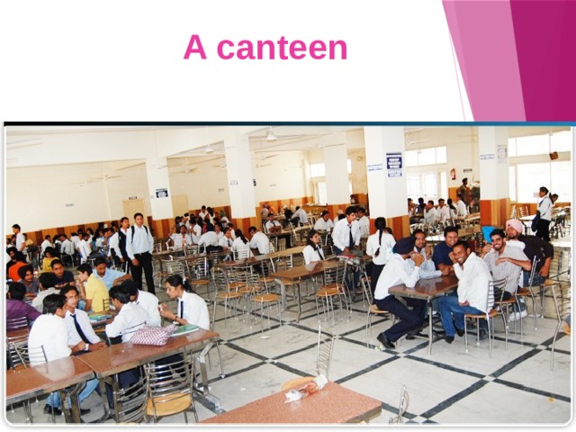 A canteen   