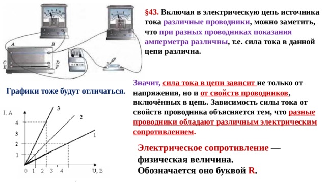 Зависимость силы тока от напряжения в жидкостях.