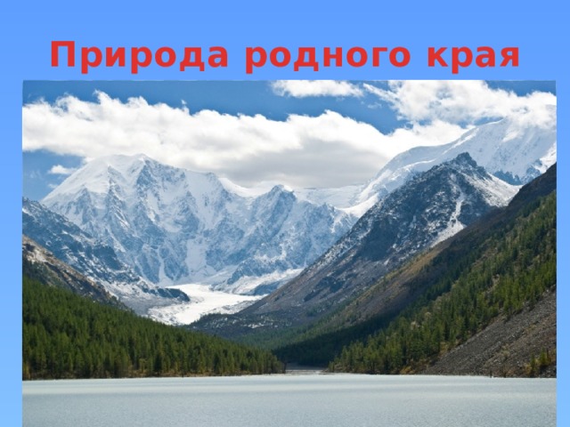 Природа родного края