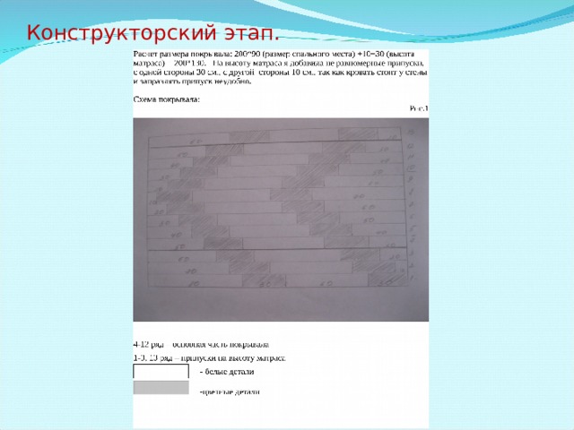 Конструкторский этап проекта по технологии