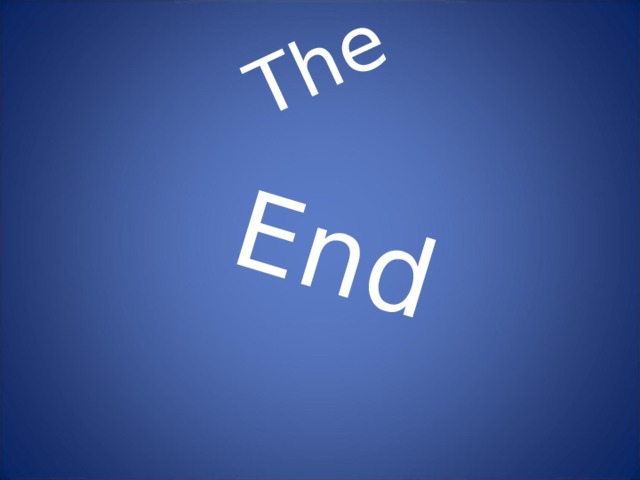 The  End 