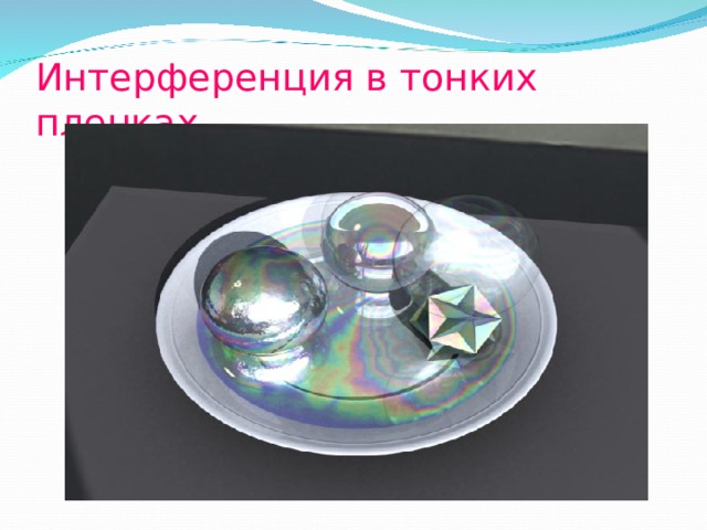 Интерференция в тонких пленках 