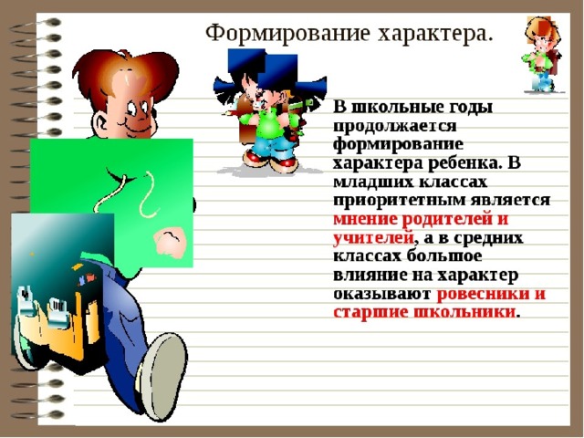 Характер презентация 8 класс