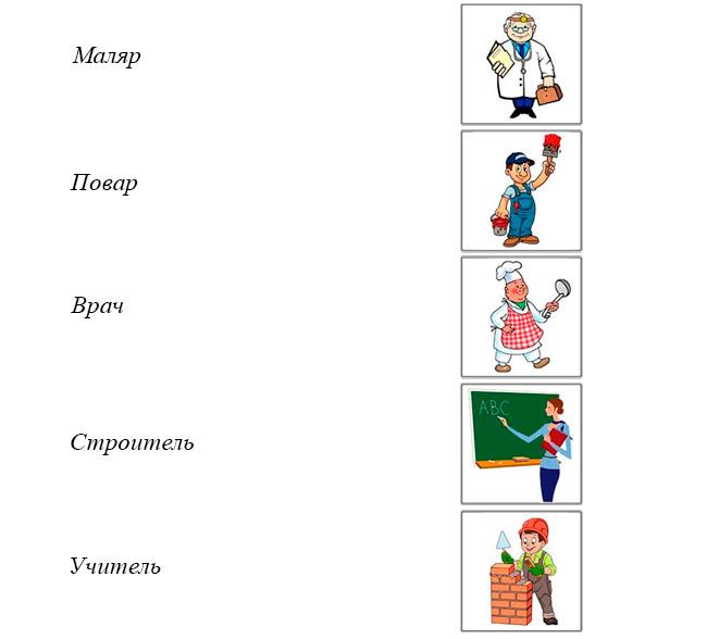 Какие бывают профессии 1 класс презентация