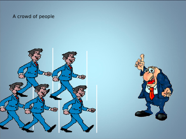 A crowd of people 