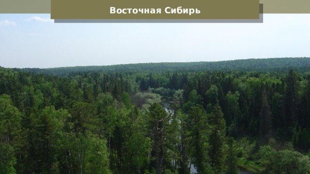 Восточная Сибирь 