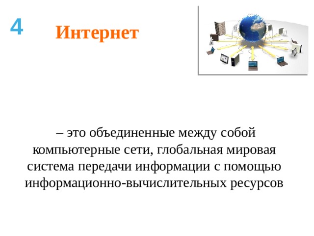 Интернет 3 – это объединенные между собой компьютерные сети, глобальная мировая система передачи информации с помощью информационно-вычислительных ресурсов 