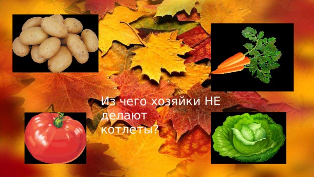 Из чего хозяйки НЕ делают котлеты? 