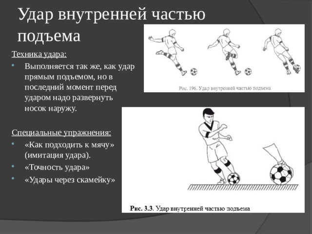 Техника игры в футбол презентация