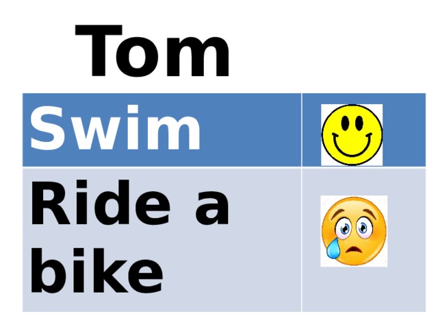 Tom Swim Ride a bike 
