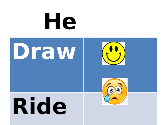 He Draw Ride a bike 