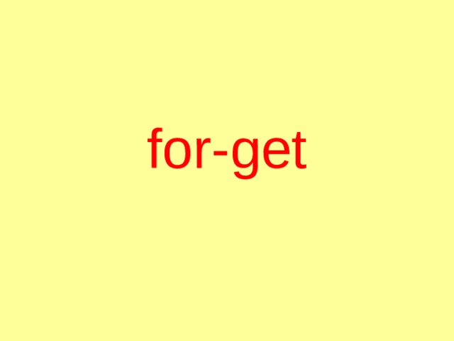 for-get 