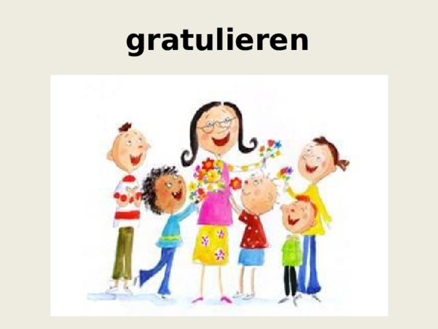  gratulieren 