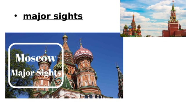 major sights 