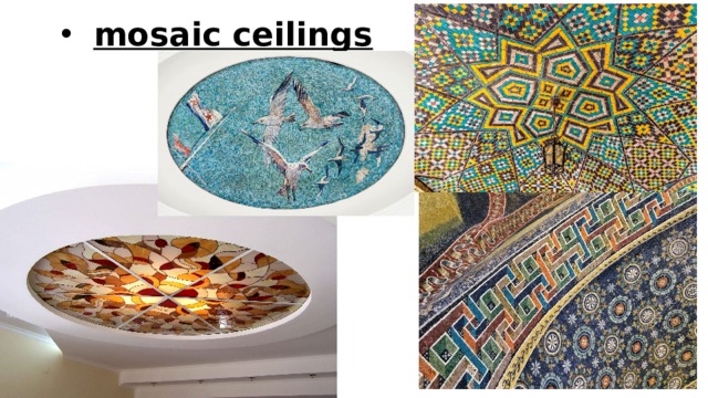 mosaic ceilings 