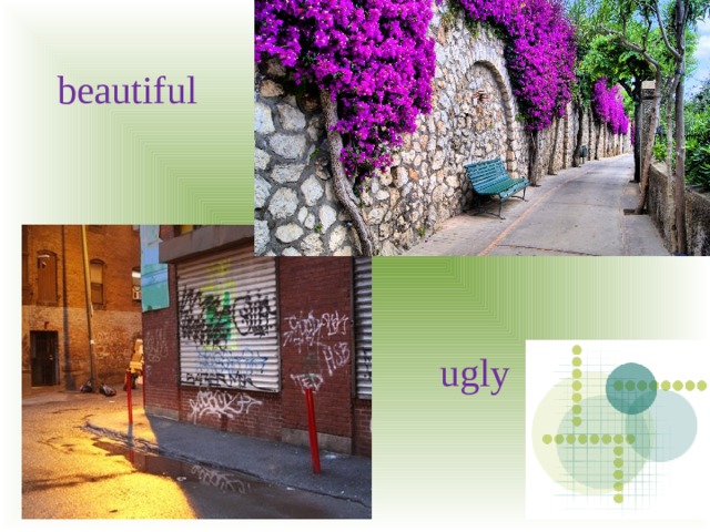 beautiful ugly 